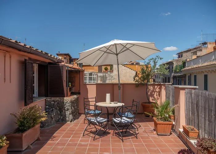 Casa Mia - Trastevere Rooftop Nest Apartamento